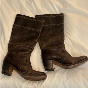 Frye Jane tall pull on boot